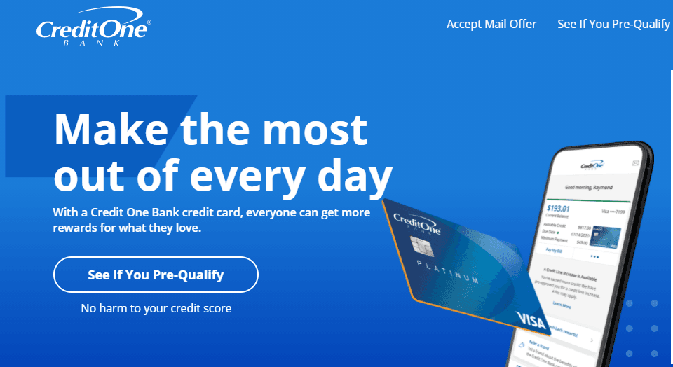 Credit One Bank Card